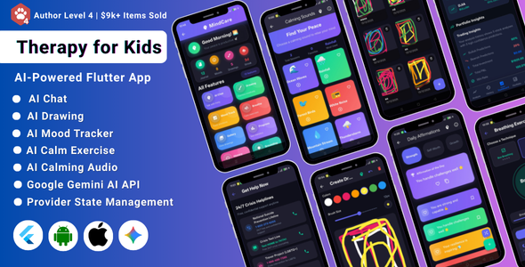Happy Hollow – AI Therapy for Kids & Teens Flutter App | AI Therapist Friend