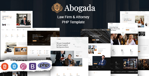 Abogada - Attorney Lawyer PHP Template