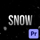 Snow Generator | Realistic Snow | For Premiere Pro - VideoHive Item for Sale