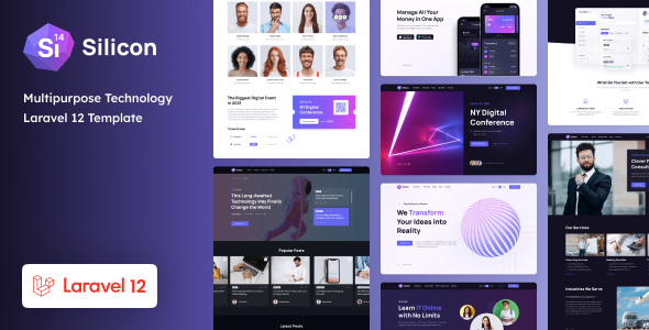 Silicon - Laravel 12 Business & Technology Template