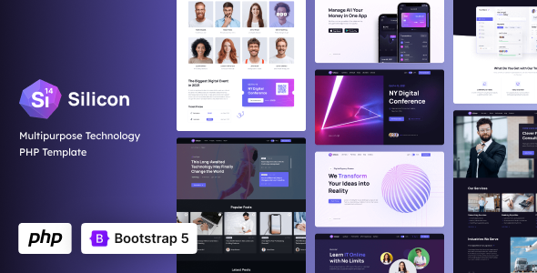 Silicon - PHP Multipurpose Business & Technology Template