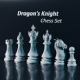 Dragons Knight Chess Pieces Set 3D Print Model - 3DOcean Item for Sale