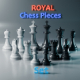 Royal Chess Pieces Set 3D Print Model - 3DOcean Item for Sale