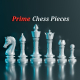 Prime Chess Pieces Set 3D Print Model - 3DOcean Item for Sale