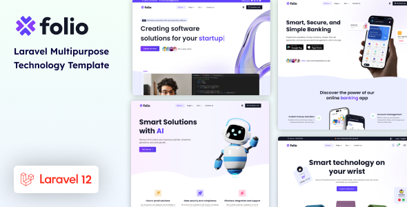 Folio - Laravel 12 Multipurpose Technology Template