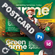 Organic Farming Postcard Templates - GraphicRiver Item for Sale