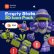 Empty State 3D Icon Pack - GraphicRiver Item for Sale