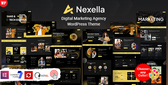 Nexella - Digital Marketing Agency WordPress Theme