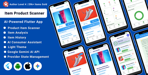 AI-Powered Consumer Item Recognition Flutter App | Smart Product Scanner