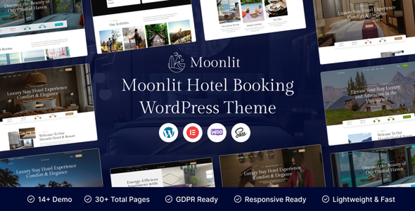 Moonlit - Hotel Booking WordPress Theme