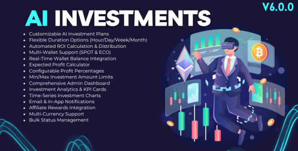 AI Investments Addon For Bicrypto - Crypto Investment & Subscription - HYIP