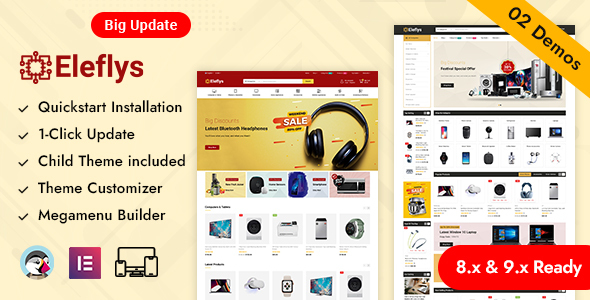 Eleflys - Mega Electronics Store Prestashop Responsive Theme