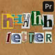 Ransom Letters - H Letters - VideoHive Item for Sale