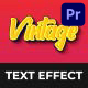 Text Effect - Vintage Style 02 - VideoHive Item for Sale