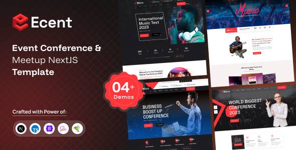 Ecent - Event Conference & Meetup NextJS Template