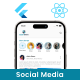 SocialMedia – Social Media / Instagram Clone App UI | Flutter & React Native (Expo) - CodeCanyon Item for Sale