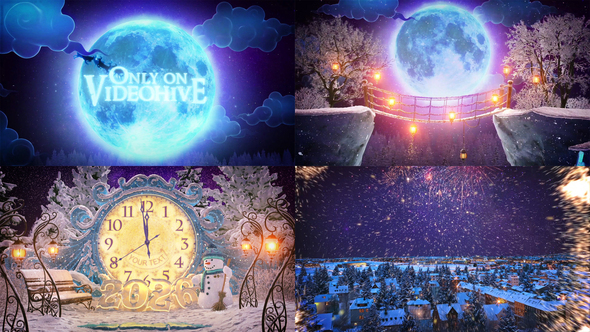 New Year Countdown and Christmas Card 2026