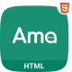AMA - Social Questions and Answers HTML Template - ThemeForest Item for Sale