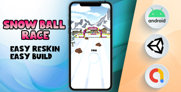 Snow Ball Race - (Unity - Admob - Game)