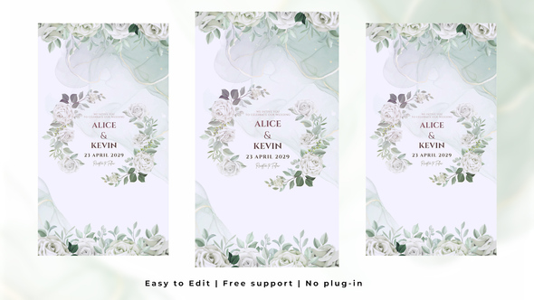 Vertical Wedding Intro