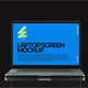 Dark Reveal Laptop Mockup Screen - VideoHive Item for Sale