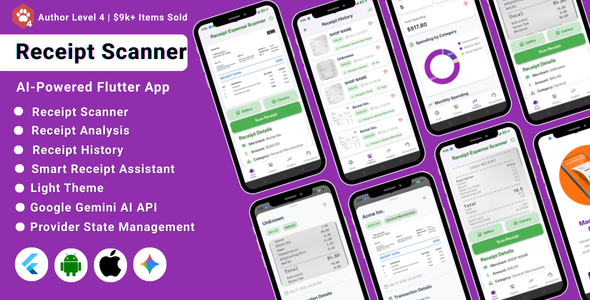 AI-Powered Receipt Scanner & Expense Tracker | AI Finance Assistant App
