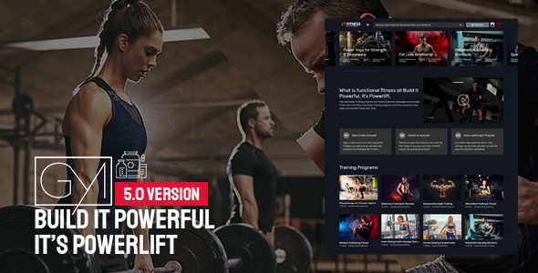 Fitness - Fitness Trainer and Gym Workout Script Theme