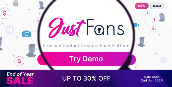 JustFans - Premium Content Creators SaaS platform