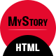 Mystory - Personal Portfolio & Resume HTML Template - ThemeForest Item for Sale