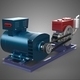 Engine Diesel Power Generator Set Genset Alternator Dynamo Motor - 3DOcean Item for Sale