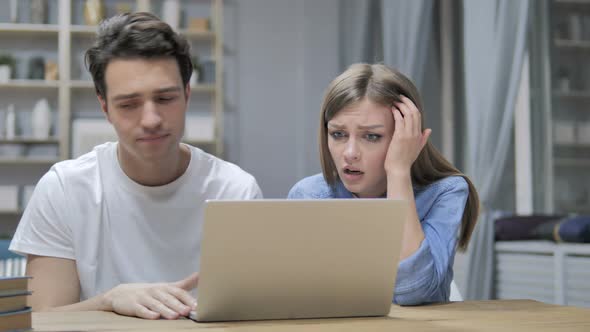 Angry Designer Girl Yelling and Arguing with Partner at Work
