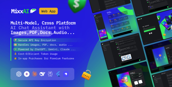 MixxAI – Multi-LLM AI Chatbot, Cross-Platform App with Web & CMS Panel