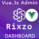 Rixzo - Bootstrap Vue Admin Dashboard Template - ThemeForest Item for Sale
