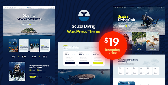 Corales - Scuba Diving Club WordPress Theme