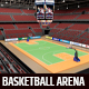 Basketball Arena Stadium Interior 3D Model Download - 3DOcean Item for Sale