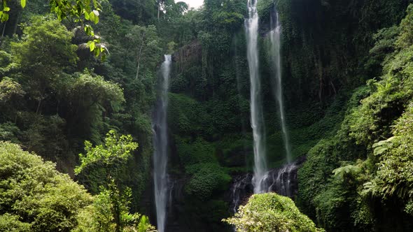 Beautiful Tropical Waterfall BaliIndonesia