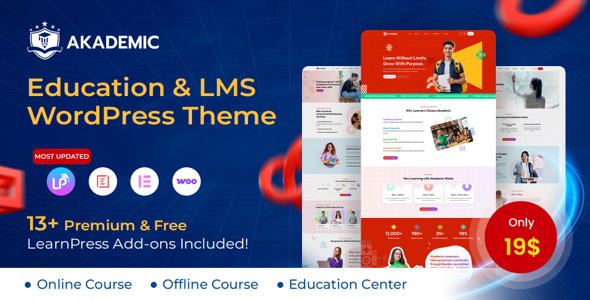 Akademic - Education LMS WordPress Theme