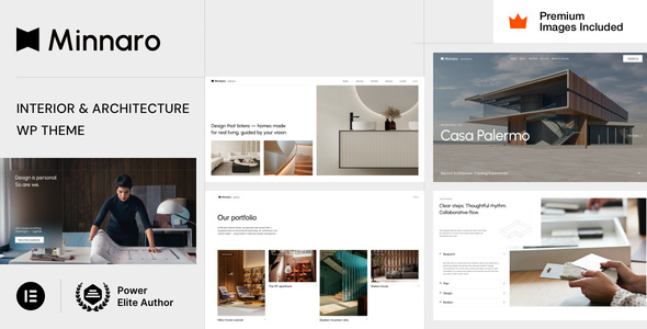 Minnaro – Interior Design and Architecture WordPress Theme