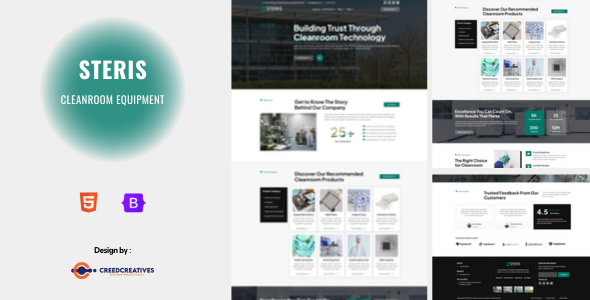 Steris – Cleanroom Equipment Html Bootstrap Template