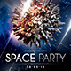 Space Party Flyer Template - GraphicRiver Item for Sale