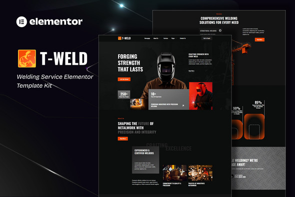 Tweld - Welding Service Elementor Template Kit