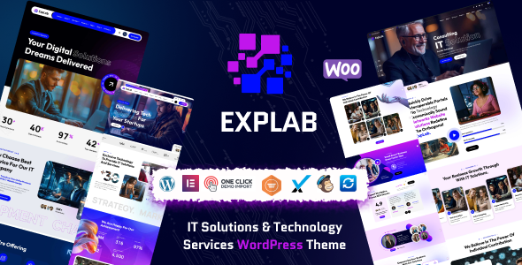 EXPLAB - IT Solutions & Technology Services WordPress Theme
