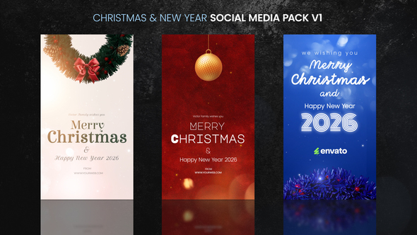 Christmas & New Year Social Media Pack_V1