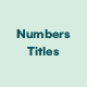 Numbers Titles For Premiere Pro - VideoHive Item for Sale