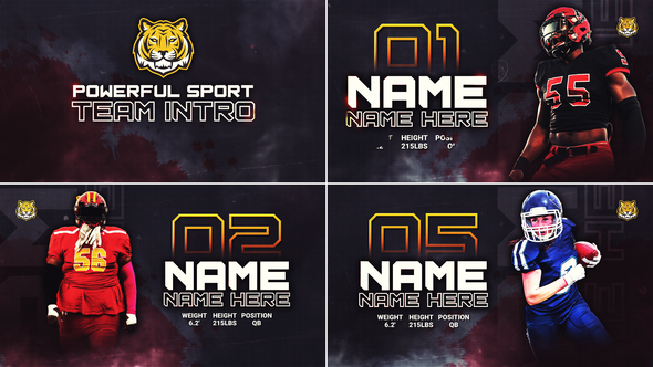 Sports Player Introduction // Sports Team Intro // Player Profile