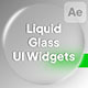 Liquid Glass UI Widgets - VideoHive Item for Sale