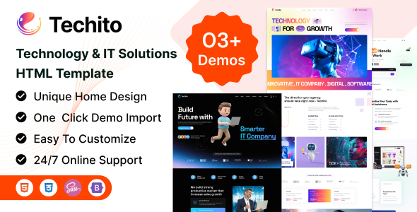 Techito - IT Solutions & Technology Services Template