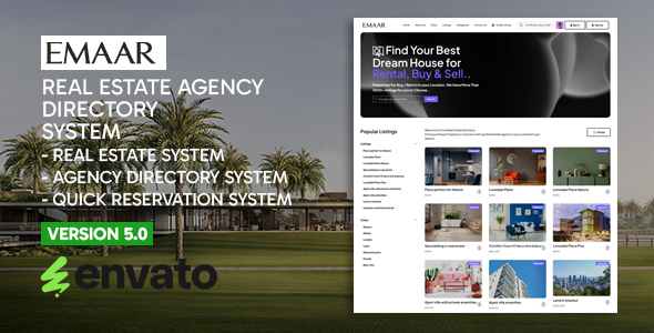 Emaar – Real Estate Agency Directory System