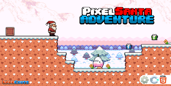 Pixel Santa Adventure - Construct Game