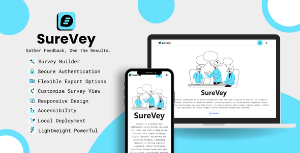 SureVey: Python Flask Survey Builder with Bootstrap UI